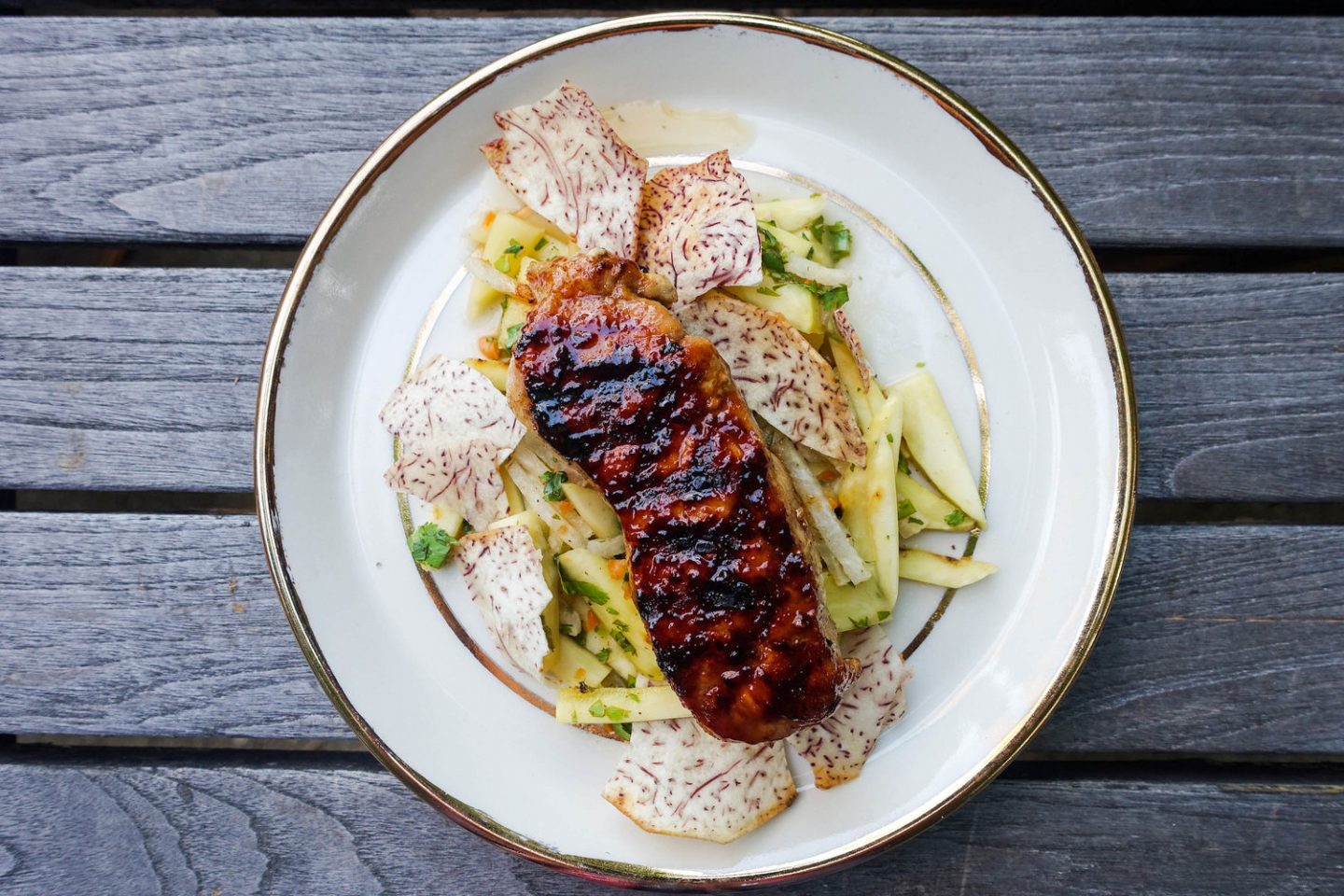 Guava Glazed Pork Chops